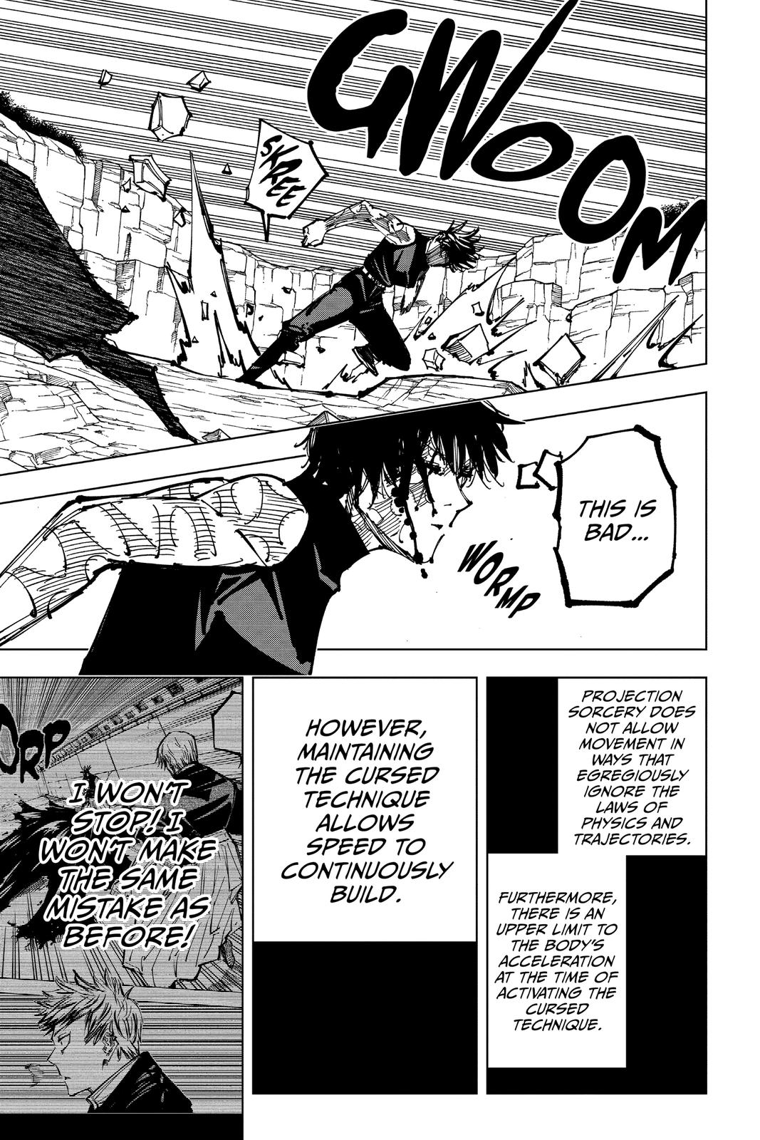 Jujutsu Kaisen Manga Chapter 151 page 10 - Perfect Preparation, Part 4 scene