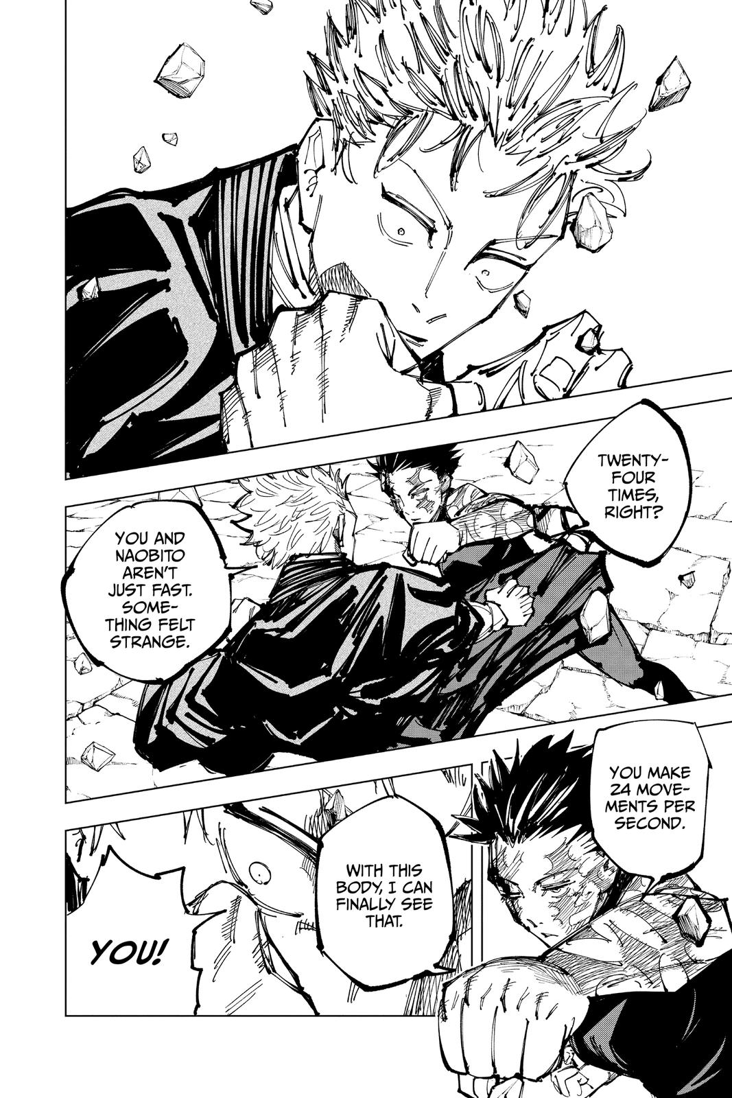 Jujutsu Kaisen Manga Chapter 151 page 15 - Perfect Preparation, Part 4 scene