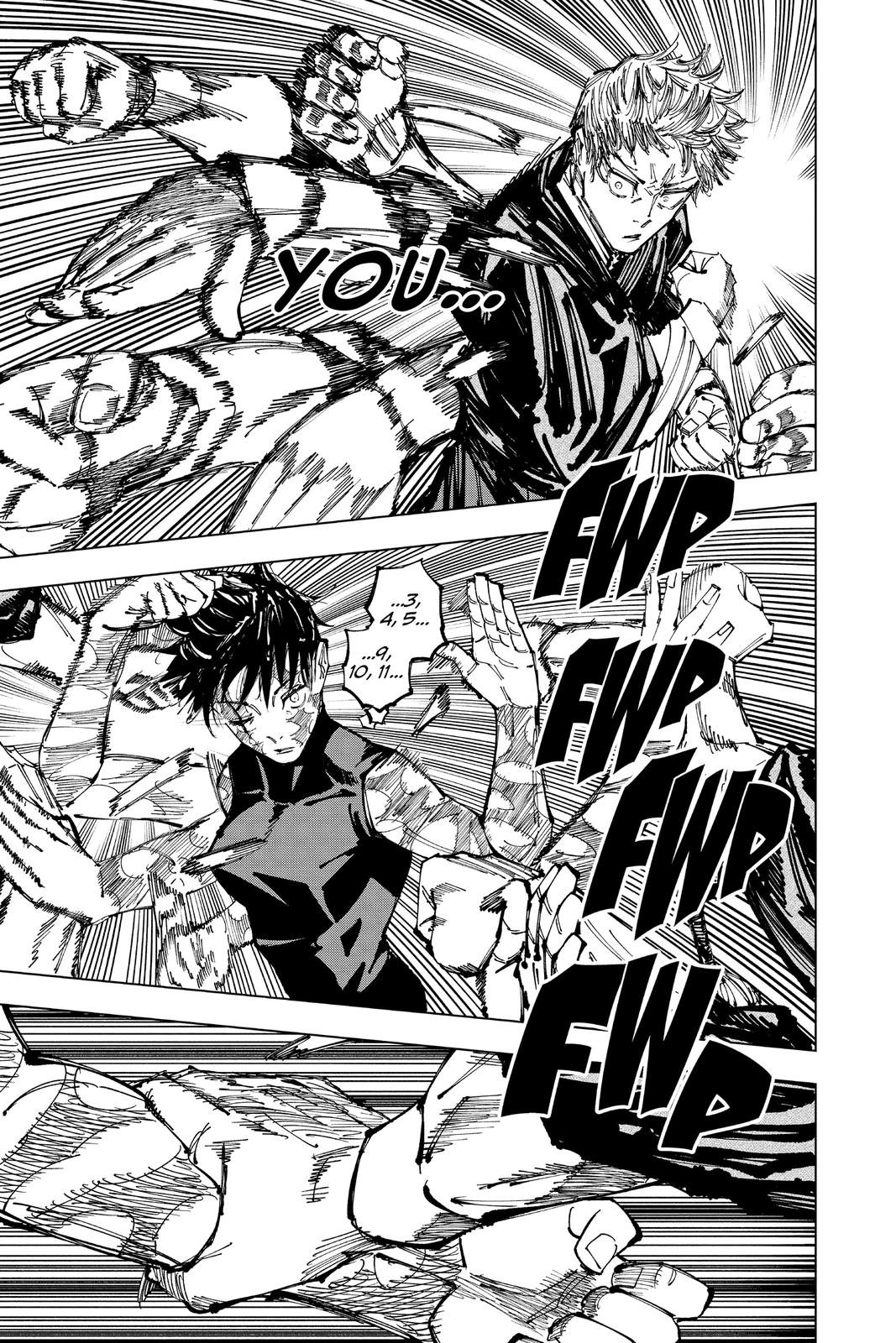 Jujutsu Kaisen Manga Chapter 151 page 3 - Perfect Preparation, Part 4 scene