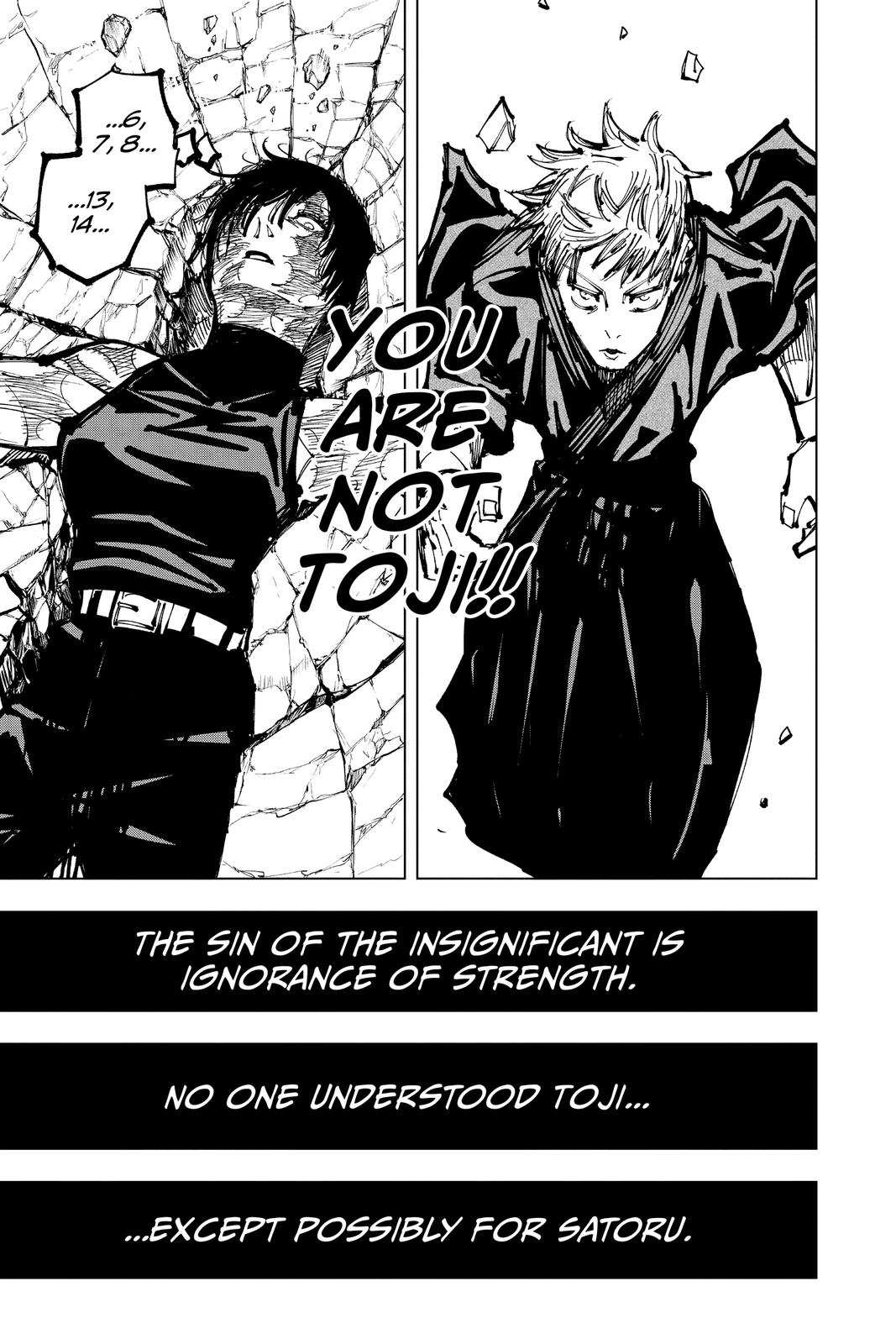 Jujutsu Kaisen Manga Chapter 151 page 6 - Perfect Preparation, Part 4 scene