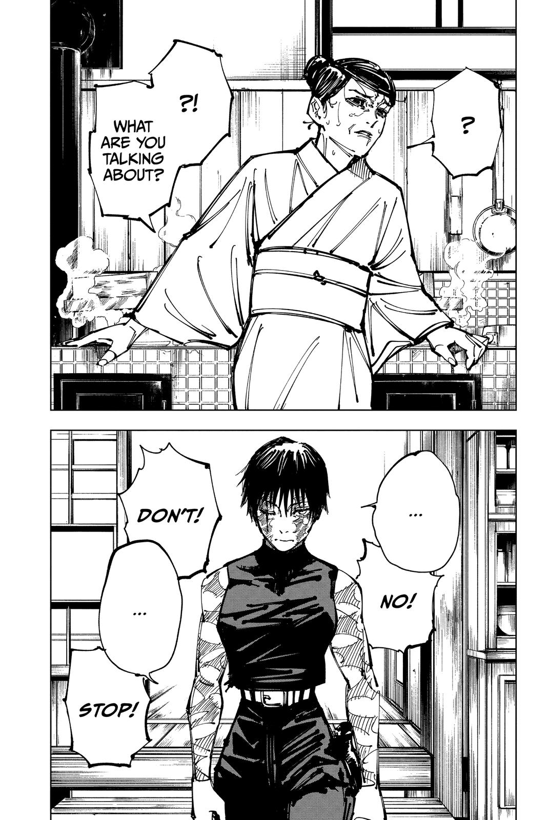 Jujutsu Kaisen Manga Chapter 152 page 2 - Perfect Preparation, Epilogue scene