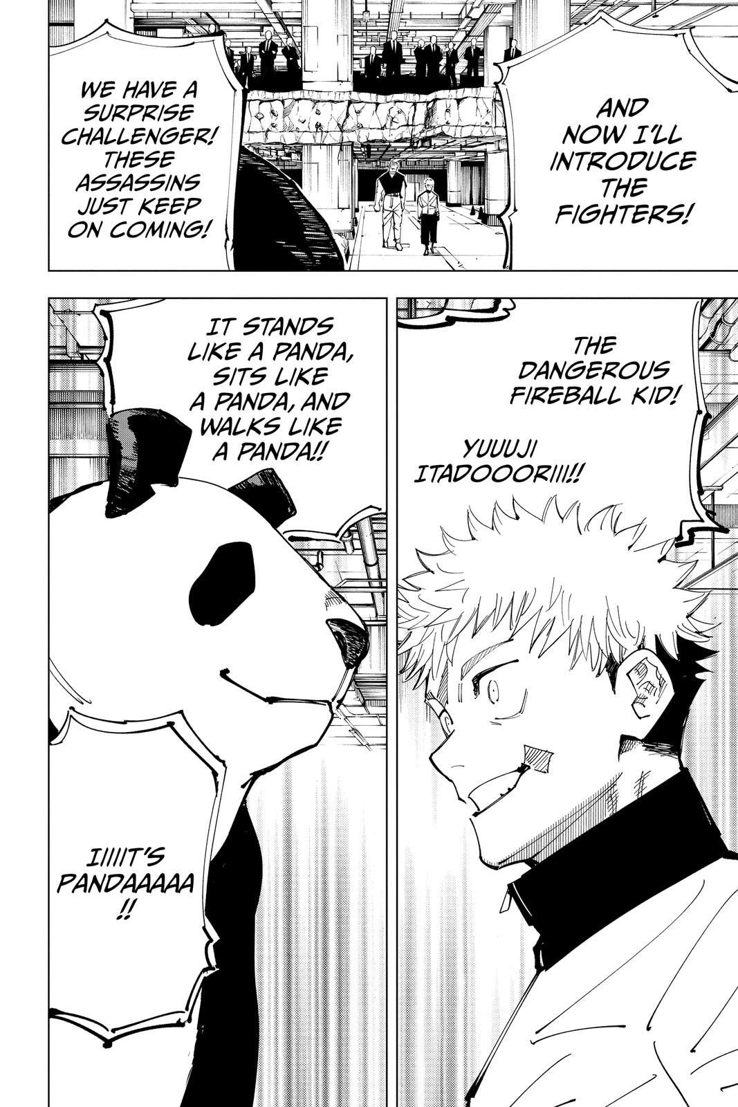 Jujutsu Kaisen Manga Chapter 153 page 17 - Underground Fight Club scene