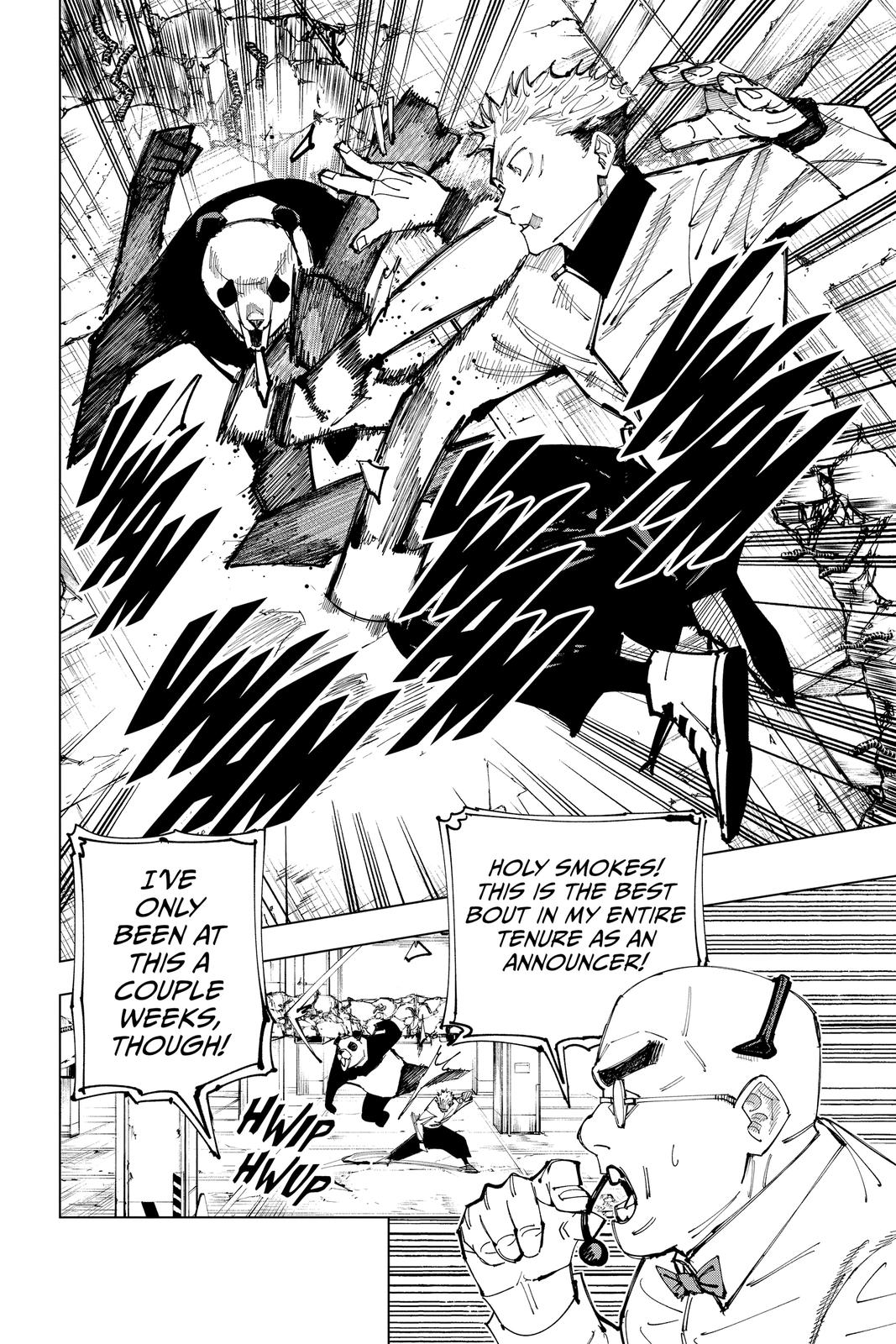 Jujutsu Kaisen Manga Chapter 153 page 19 - Underground Fight Club scene