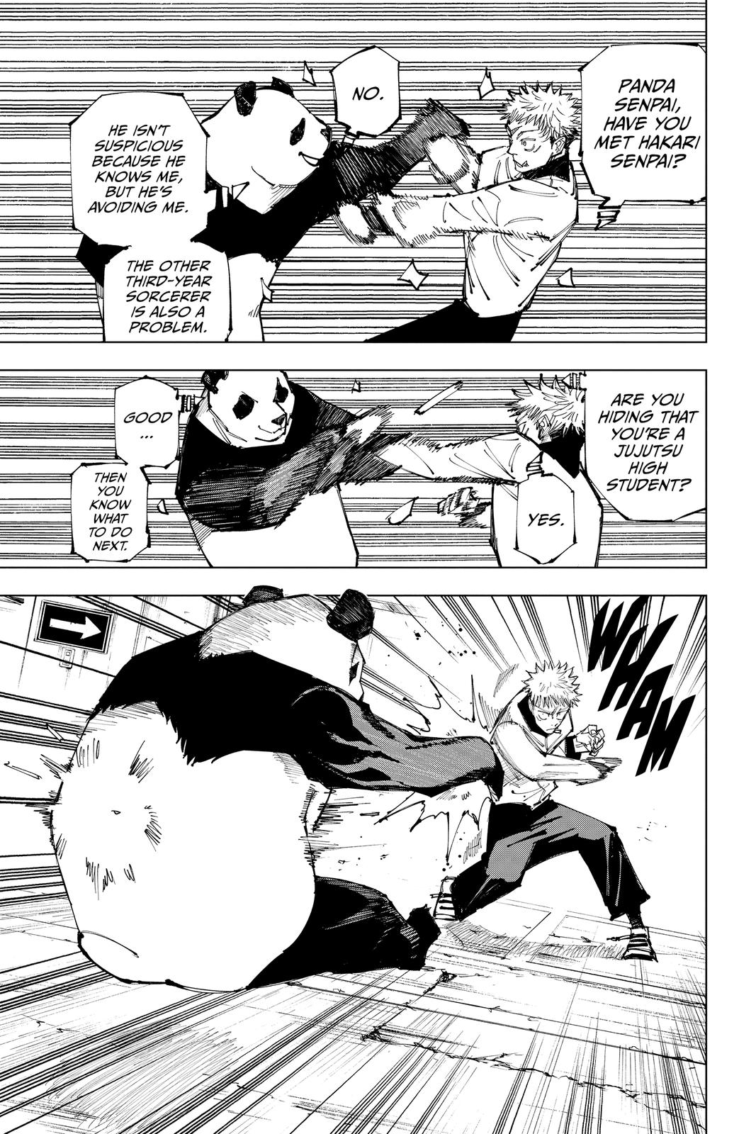 Jujutsu Kaisen Manga Chapter 153 page 20 - Underground Fight Club scene