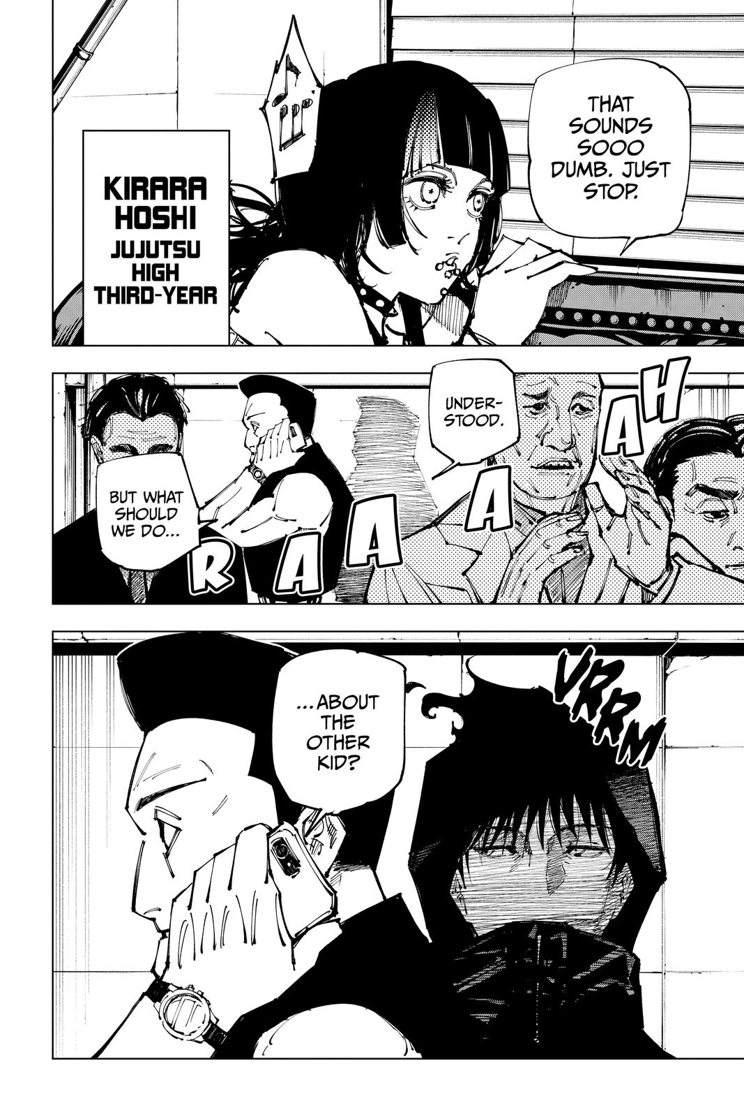 Jujutsu Kaisen Manga Chapter 153 page 23 - Underground Fight Club scene