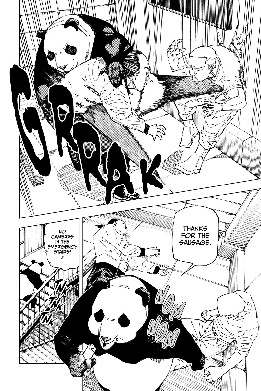 Jujutsu Kaisen Manga Chapter 154 page 10 - Sneaking In scene