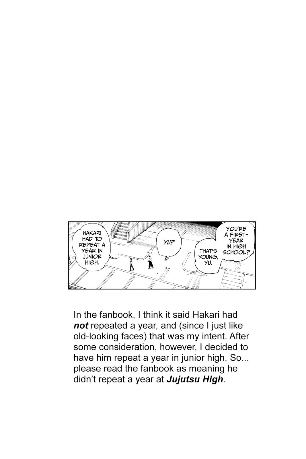 Jujutsu Kaisen Manga Chapter 154 page 20 - Sneaking In scene