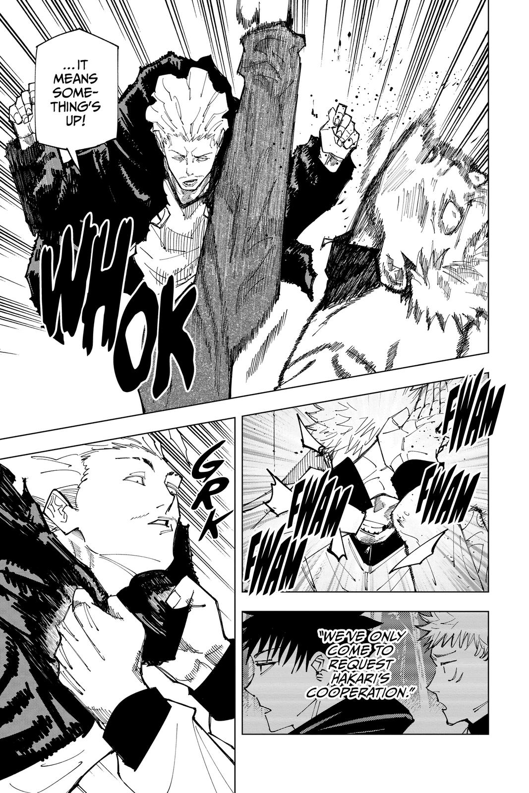 Jujutsu Kaisen Manga Chapter 155 page 13 - Fever scene
