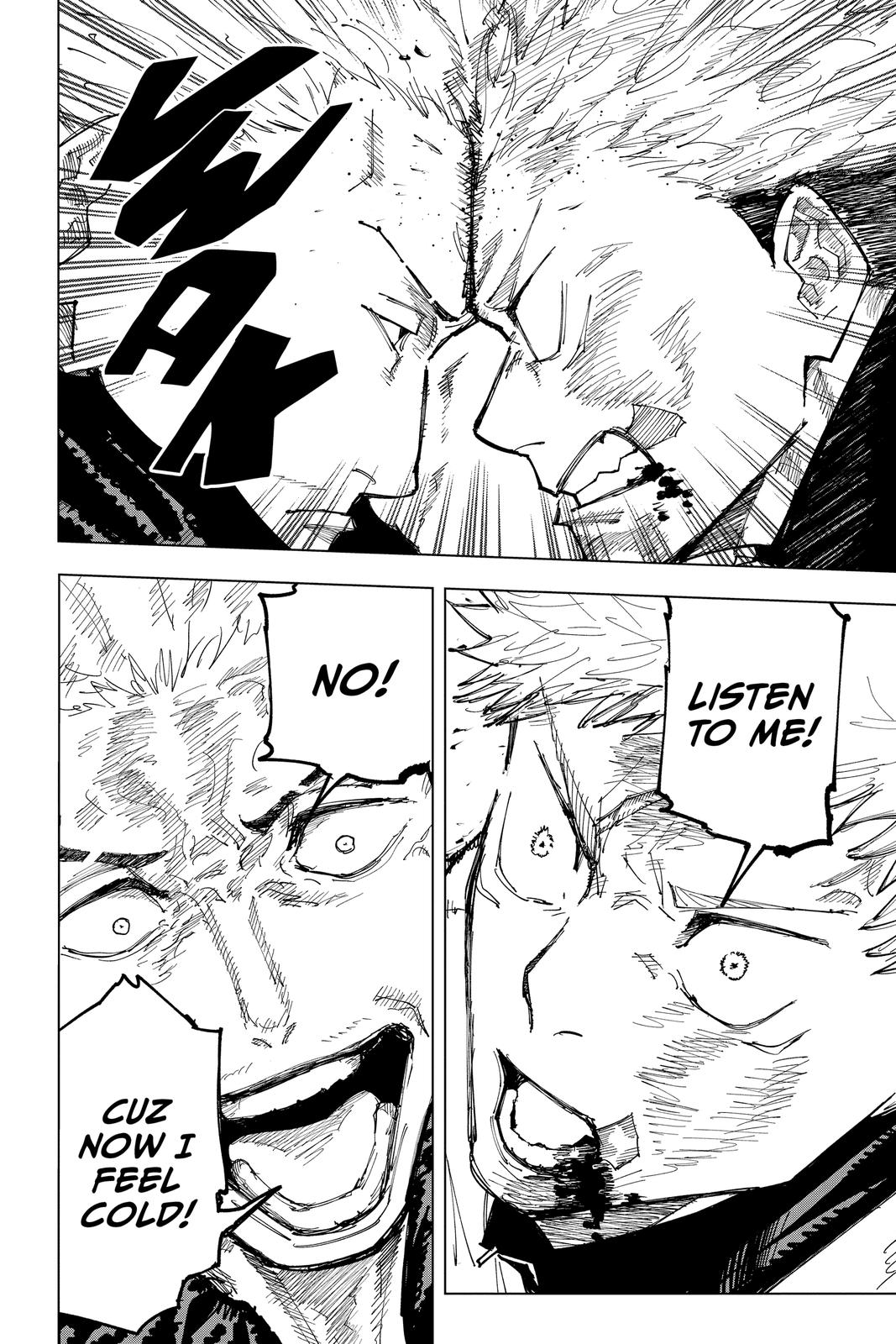 Jujutsu Kaisen Manga Chapter 155 page 14 - Fever scene