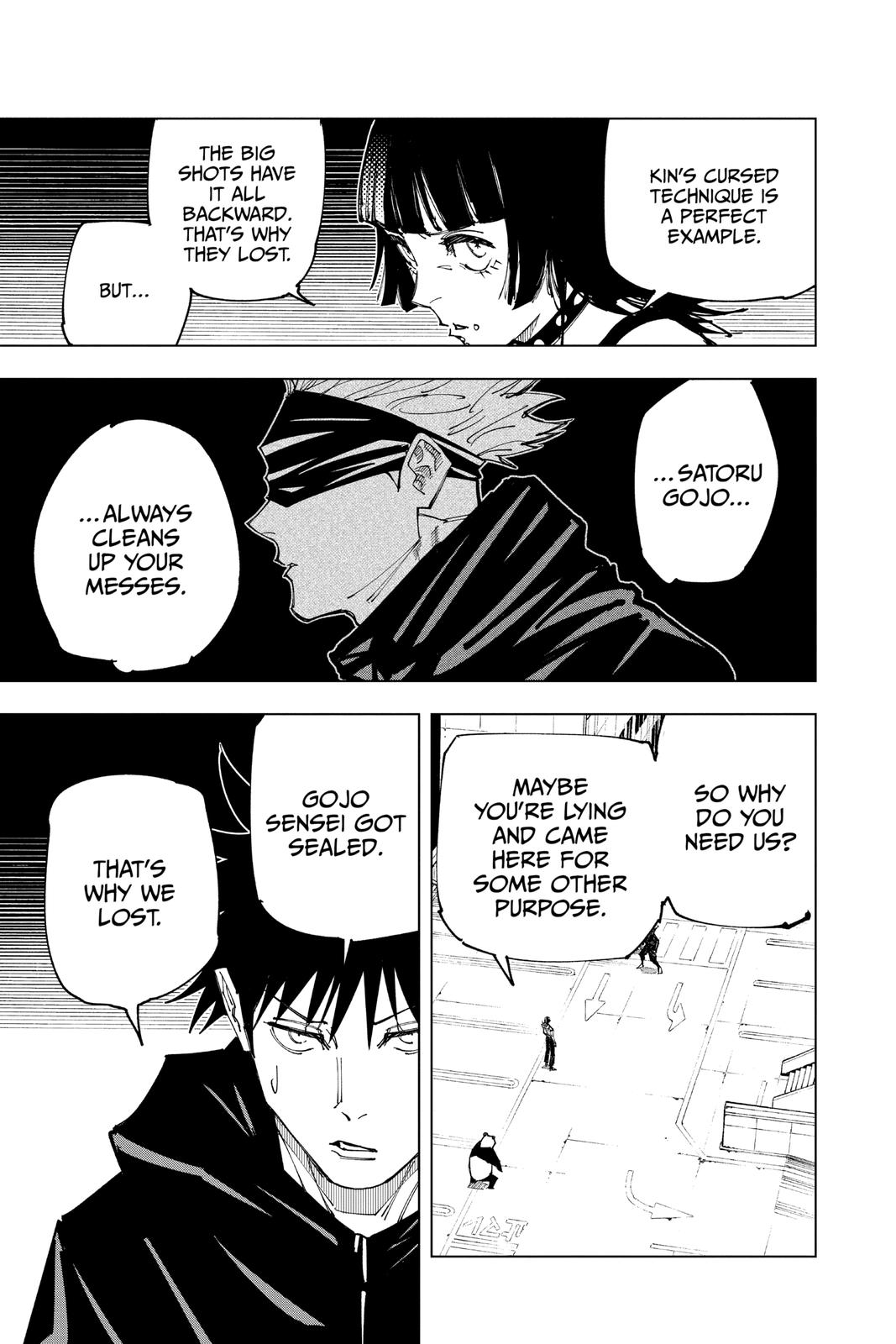 Jujutsu Kaisen Manga Chapter 155 page 17 - Fever scene