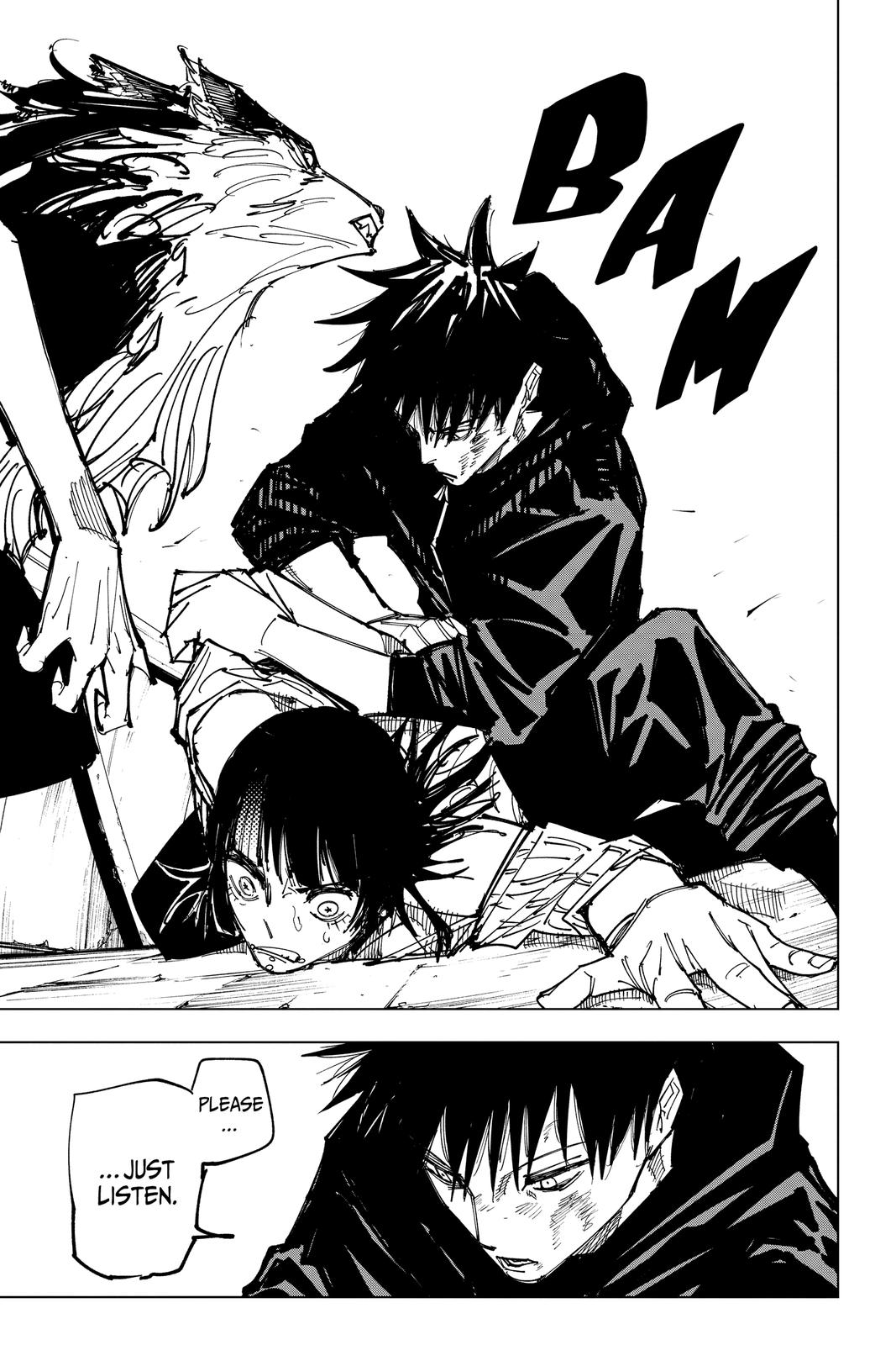 Jujutsu Kaisen Manga Chapter 156 page 19 - Twinkling Stars scene