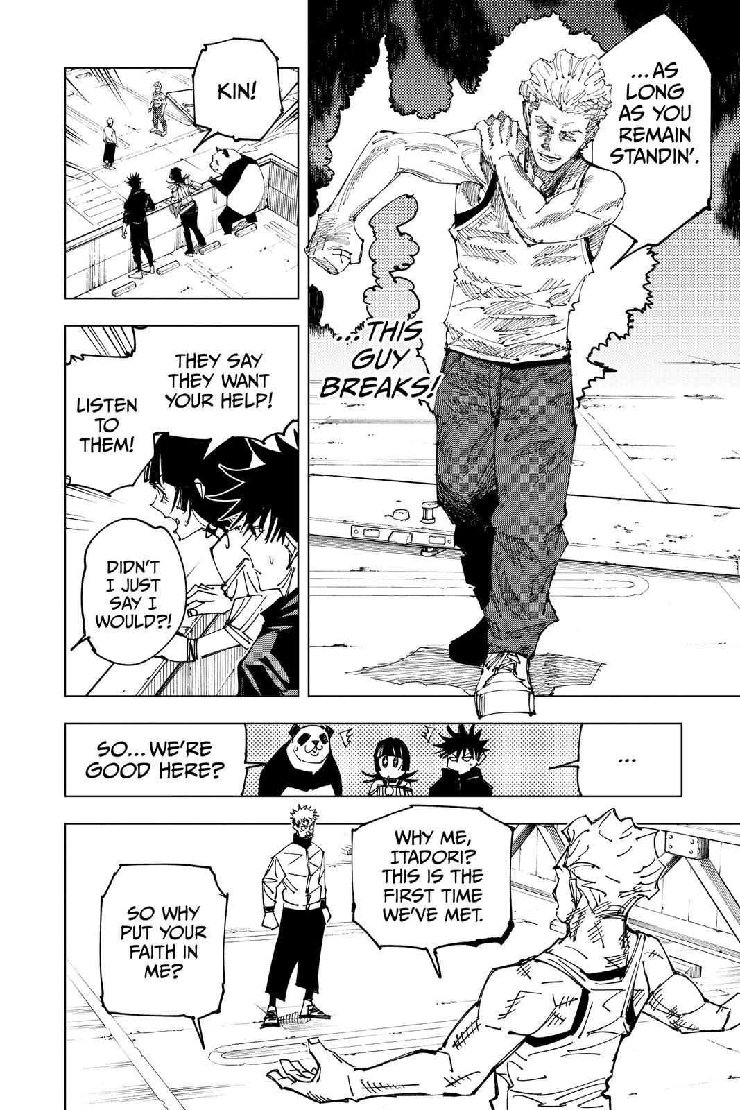 Jujutsu Kaisen Manga Chapter 157 page 10 - Cog scene