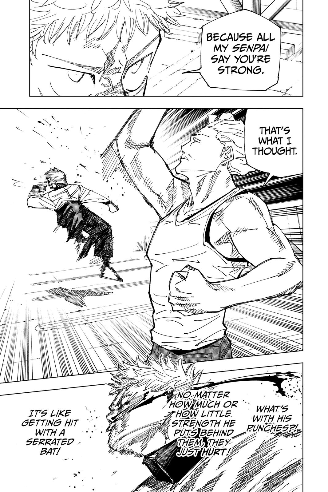 Jujutsu Kaisen Manga Chapter 157 page 11 - Cog scene