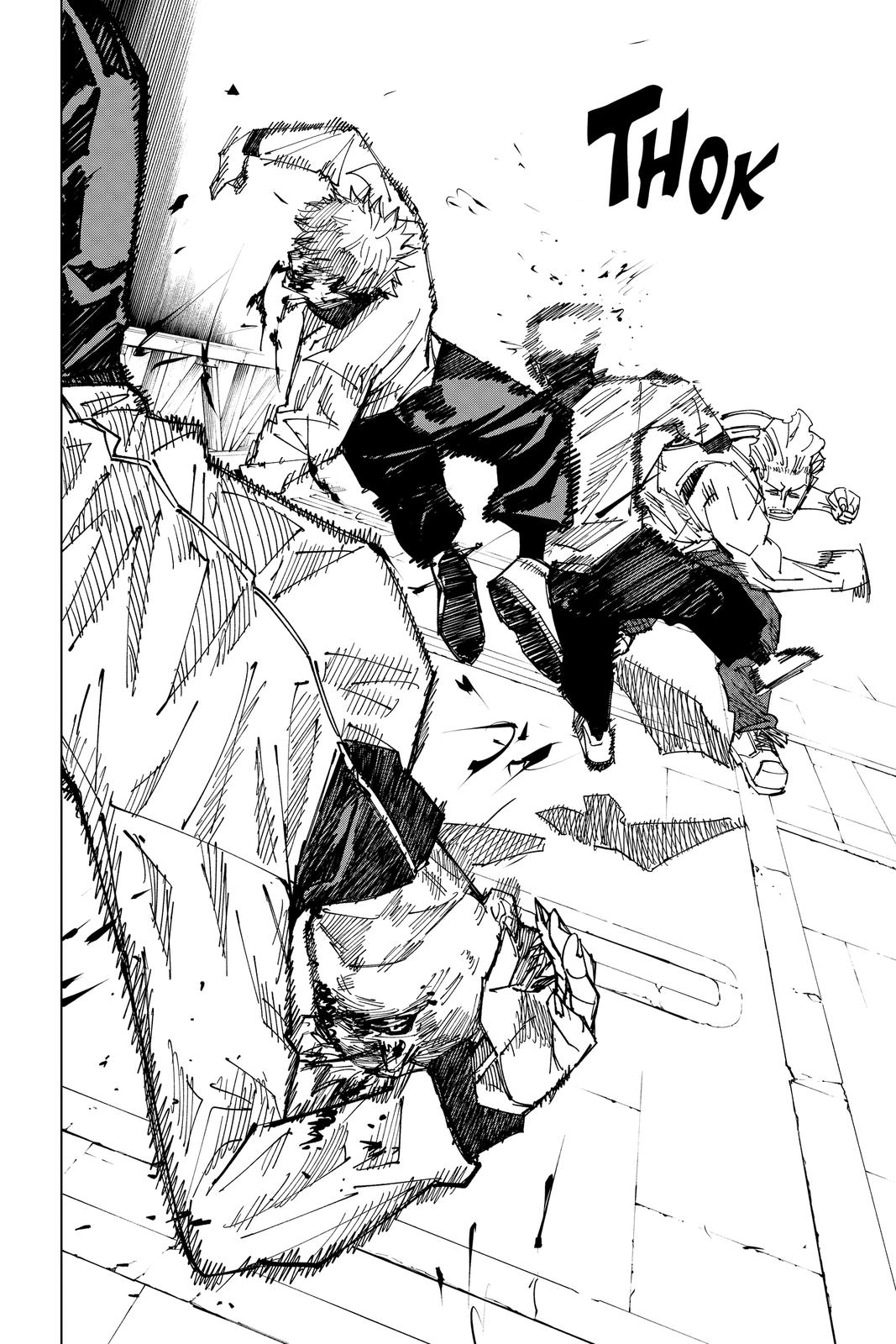 Jujutsu Kaisen Manga Chapter 157 page 14 - Cog scene