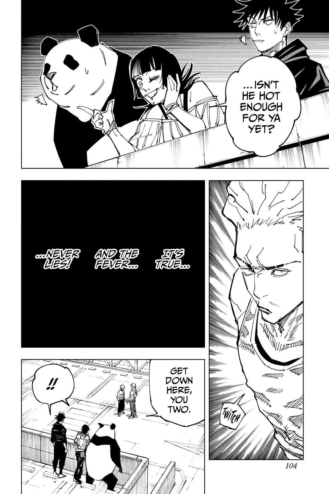 Jujutsu Kaisen Manga Chapter 157 page 18 - Cog scene