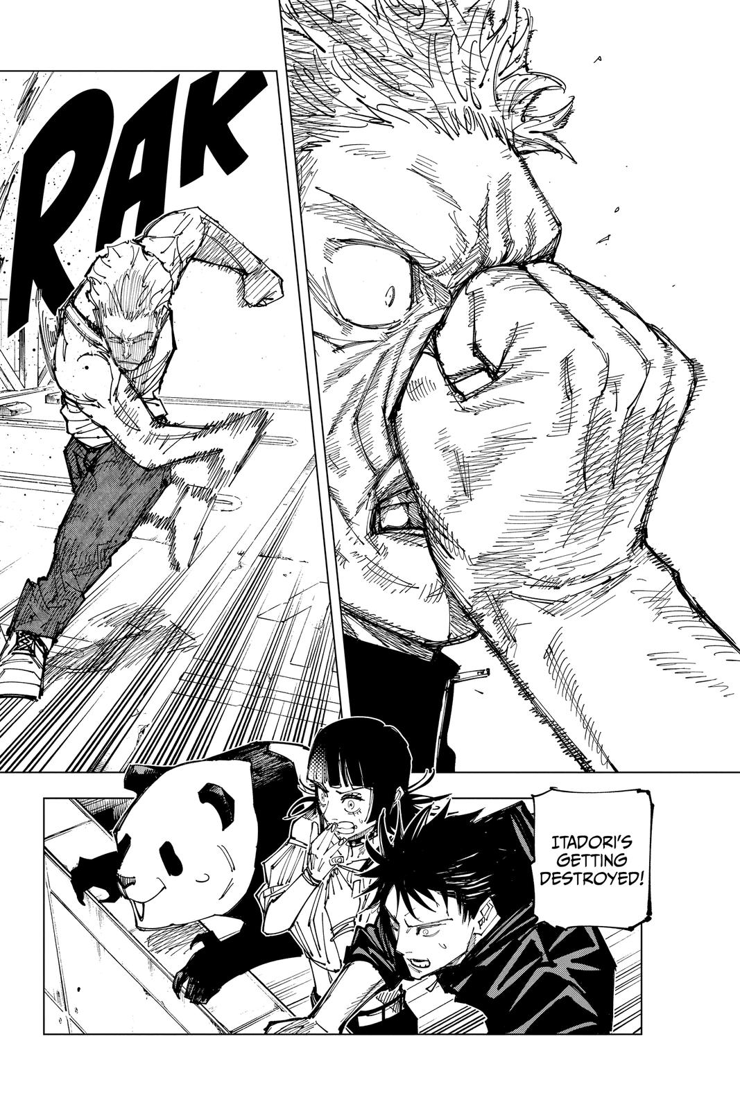 Jujutsu Kaisen Manga Chapter 157 page 6 - Cog scene