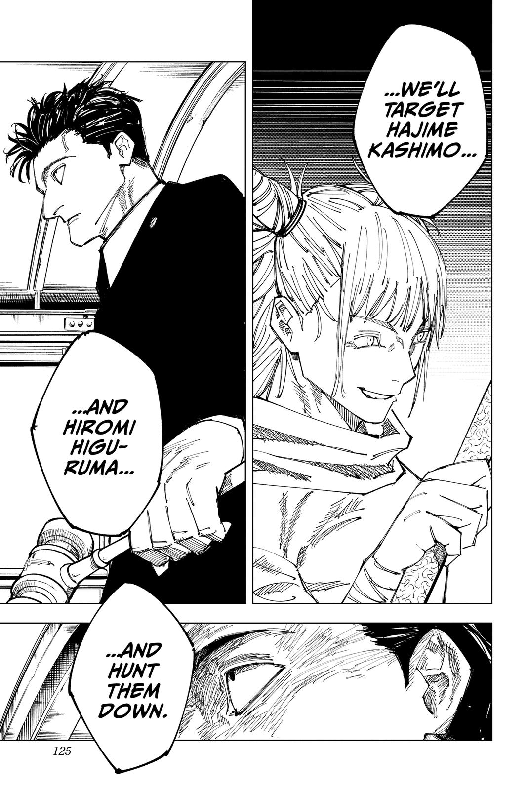 Jujutsu Kaisen Manga Chapter 158 page 19 - Kogane scene