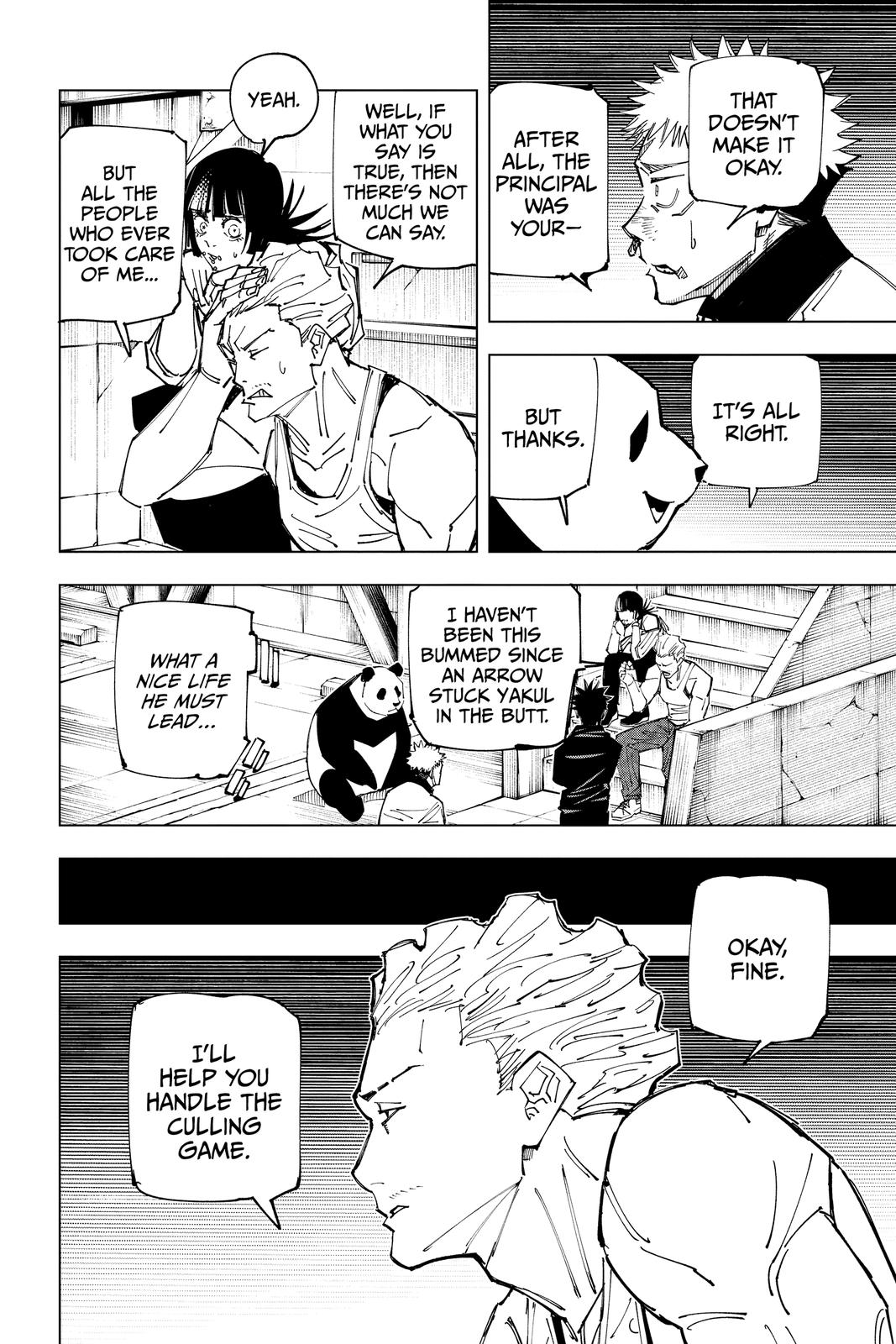 Jujutsu Kaisen Manga Chapter 158 page 2 - Kogane scene