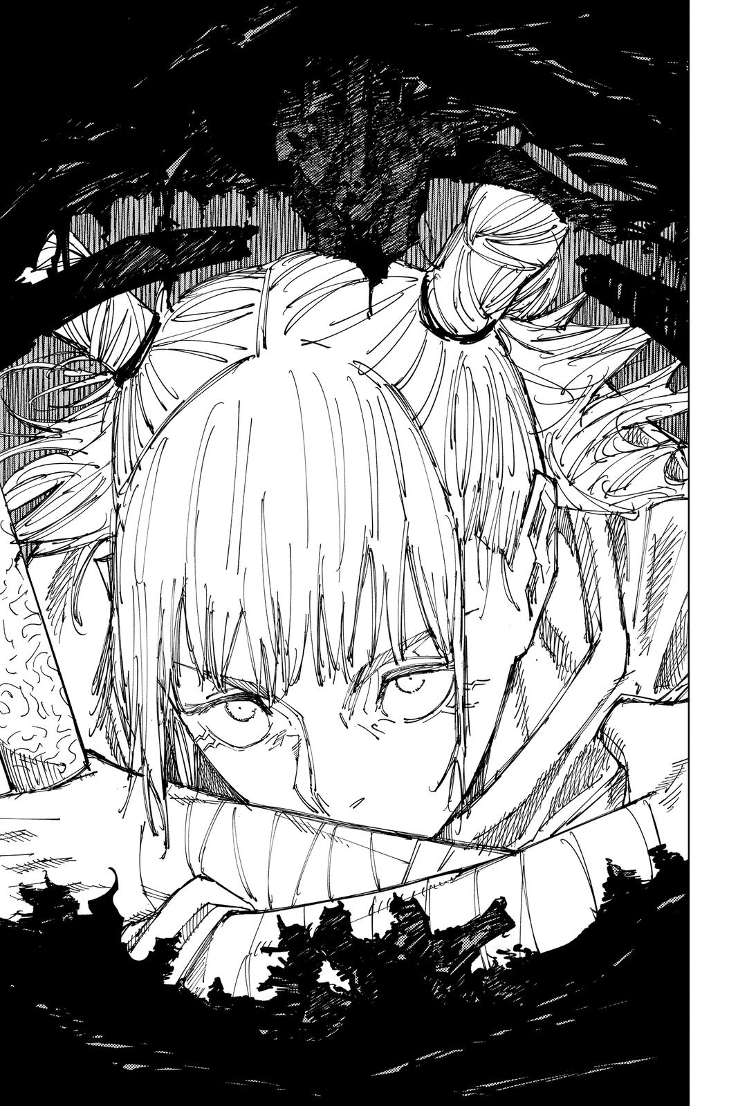 Jujutsu Kaisen Manga Chapter 158 page 7 - Kogane scene