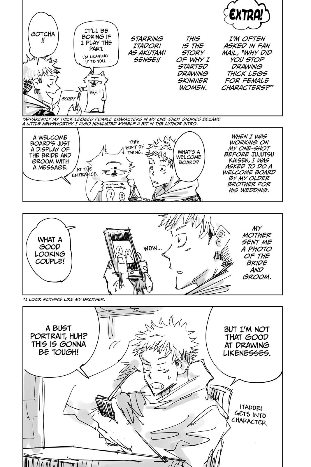Jujutsu Kaisen Manga Chapter 16 page 22 - Affection scene