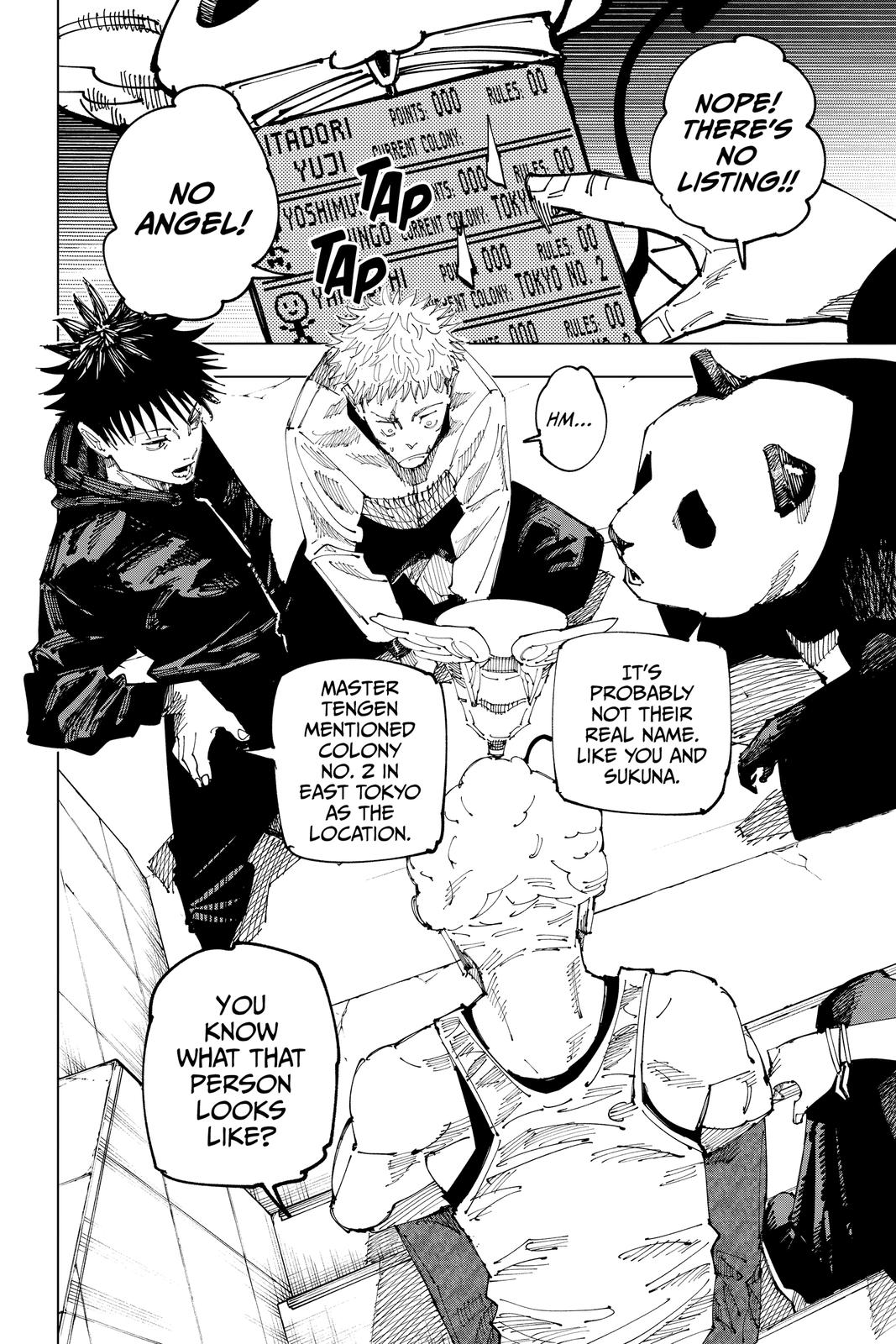 Jujutsu Kaisen Manga Chapter 160 page 11 - Colony scene