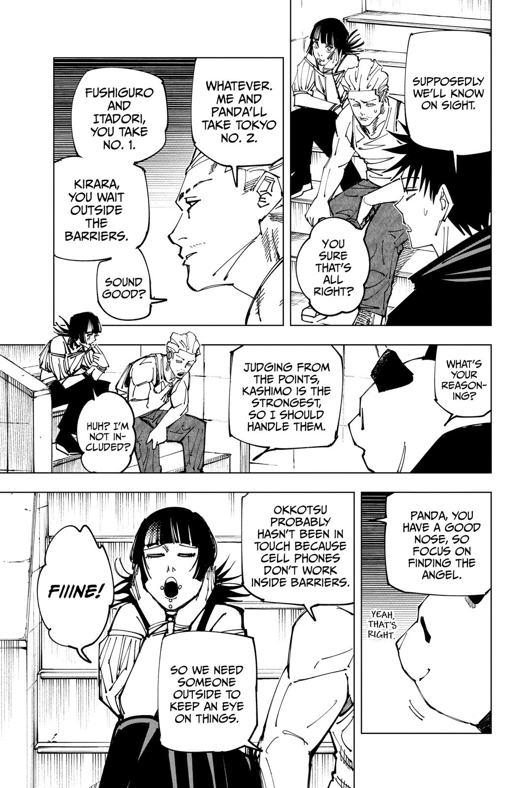 Jujutsu Kaisen Manga Chapter 160 page 12 - Colony scene