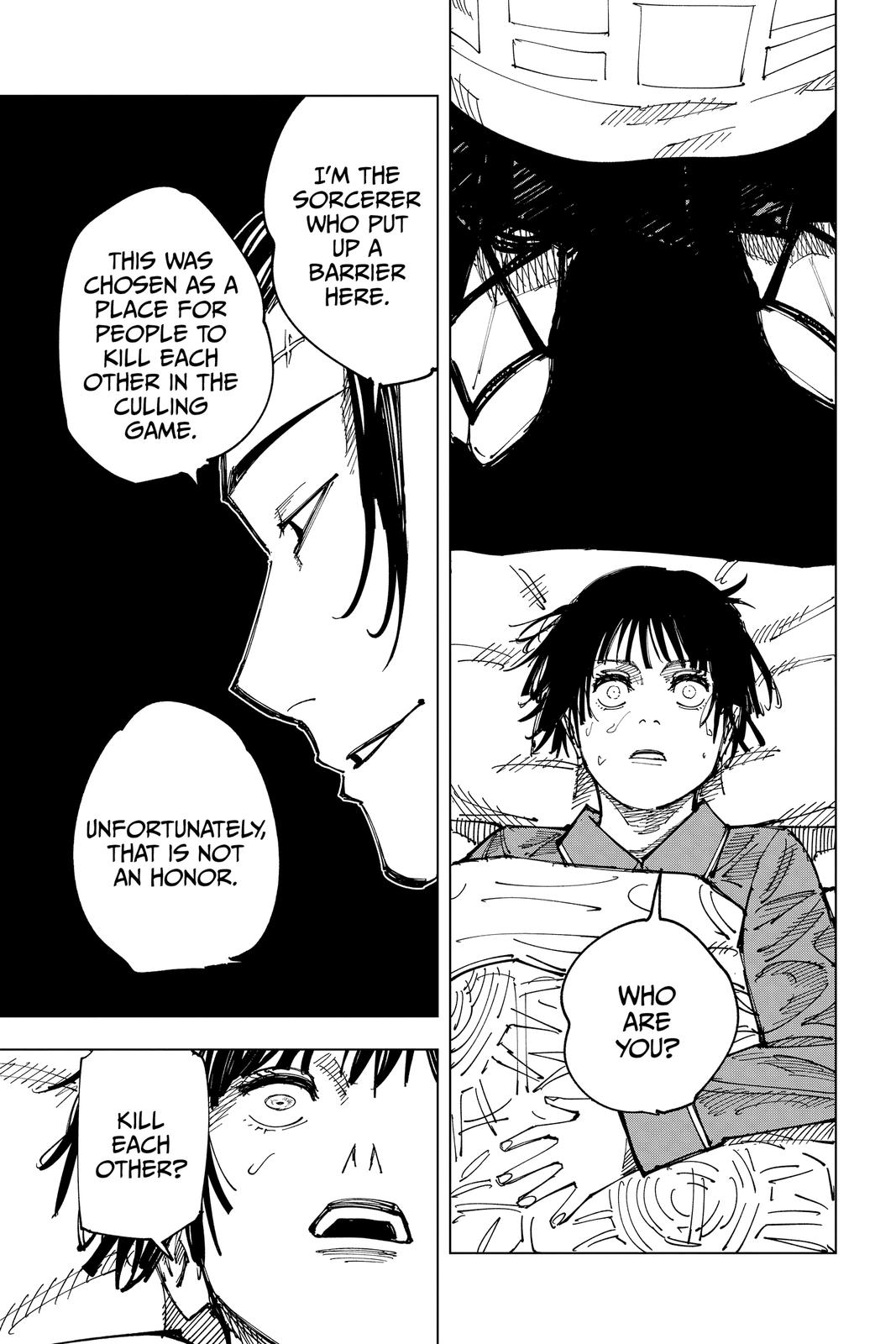 Jujutsu Kaisen Manga Chapter 160 page 3 - Colony scene