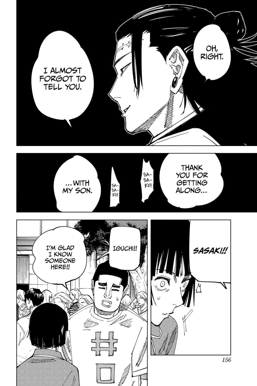 Jujutsu Kaisen Manga Chapter 160 page 8 - Colony scene