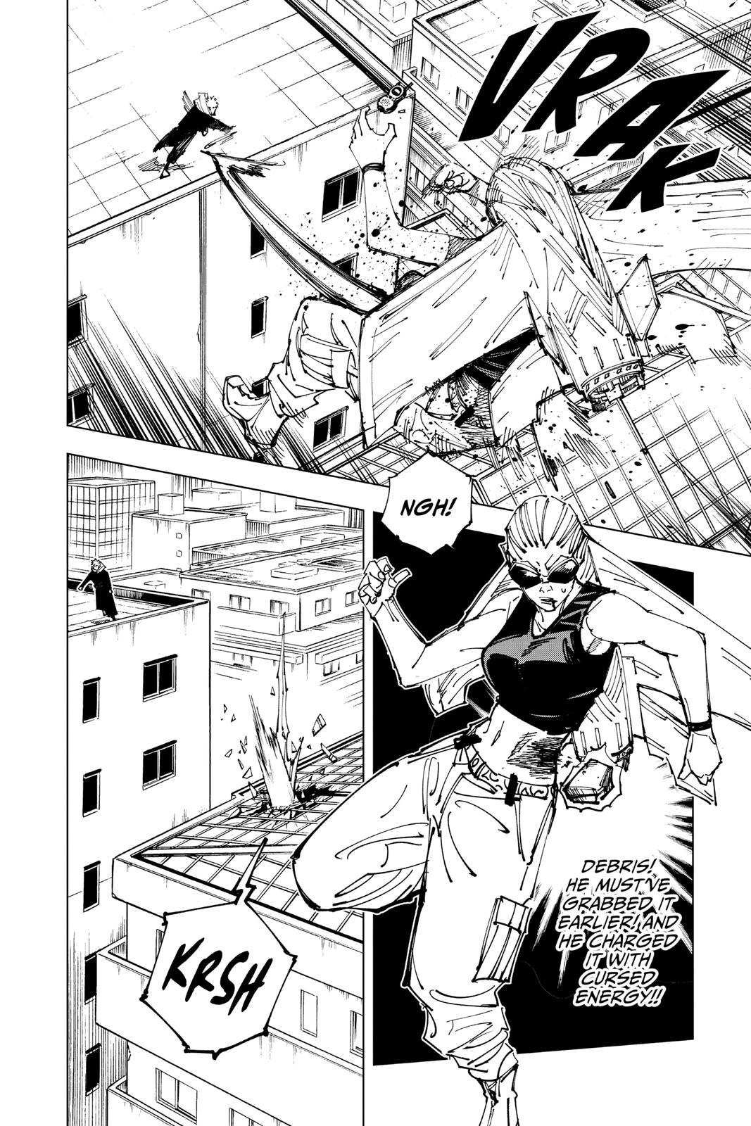 Jujutsu Kaisen Manga Chapter 161 page 11 - Tokyo No. 1 Colony, Part 1 scene