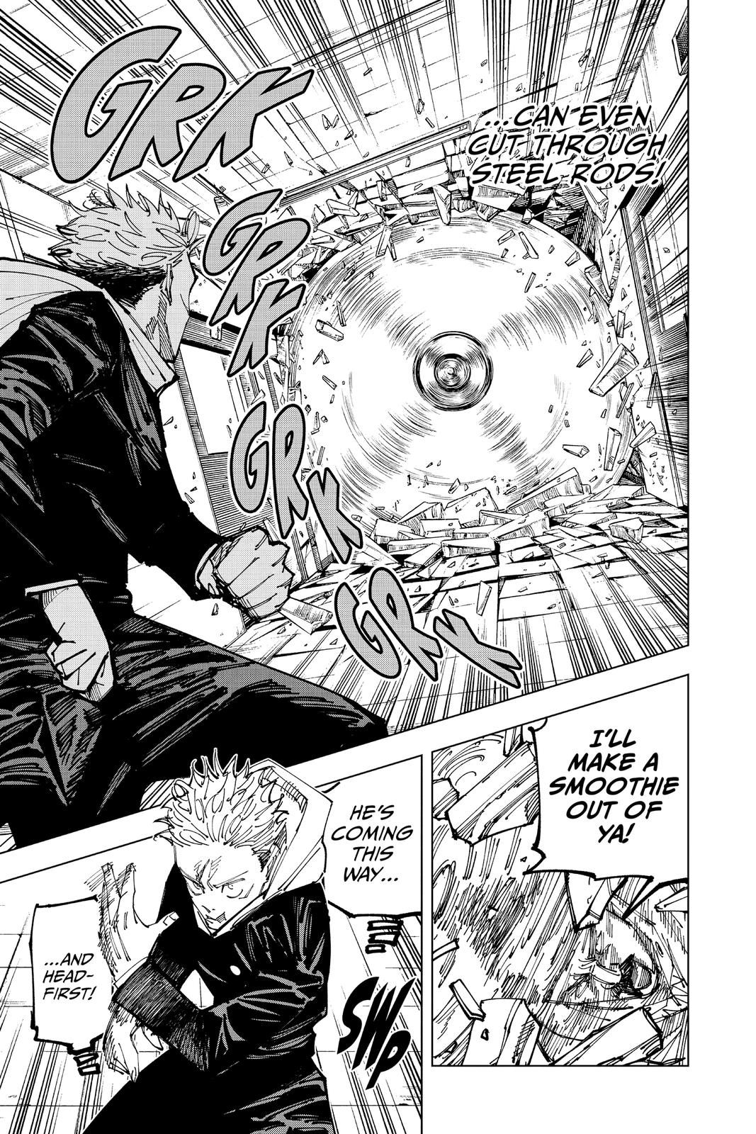 Jujutsu Kaisen Manga Chapter 162 page 13 - Tokyo No. 1 Colony, Part 2 scene