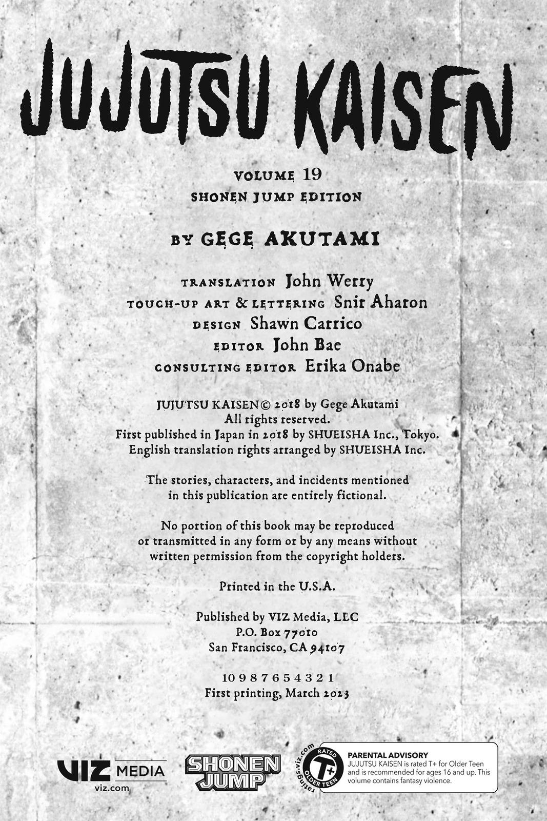 Jujutsu Kaisen Manga Chapter 162 page 3 - Tokyo No. 1 Colony, Part 2 scene