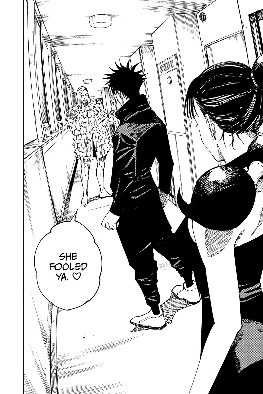 Jujutsu Kaisen Manga Chapter 163 page 10 - Tokyo No. 1 Colony, Part 3 scene