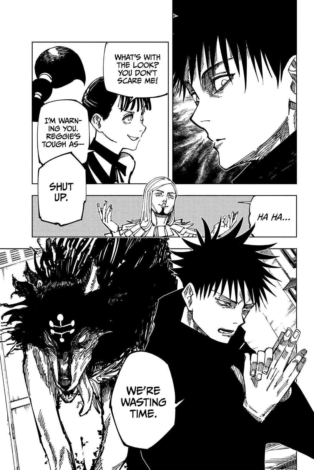 Jujutsu Kaisen Manga Chapter 163 page 11 - Tokyo No. 1 Colony, Part 3 scene