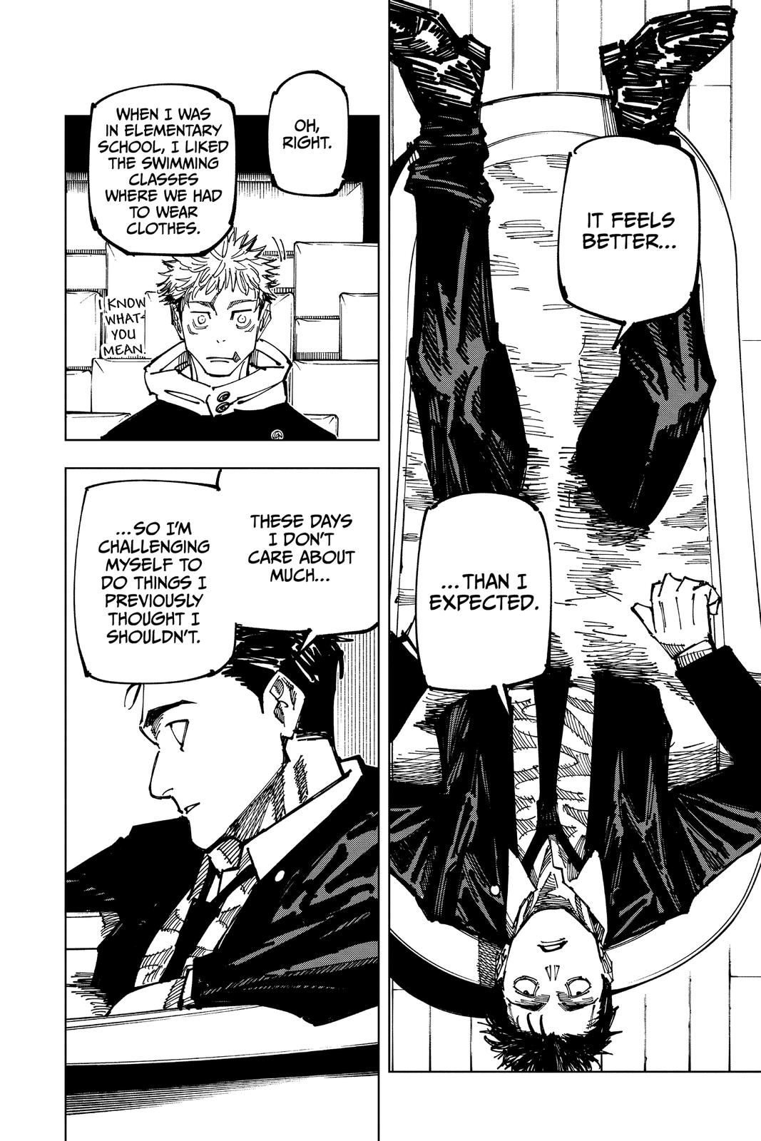 Jujutsu Kaisen Manga Chapter 163 page 13 - Tokyo No. 1 Colony, Part 3 scene