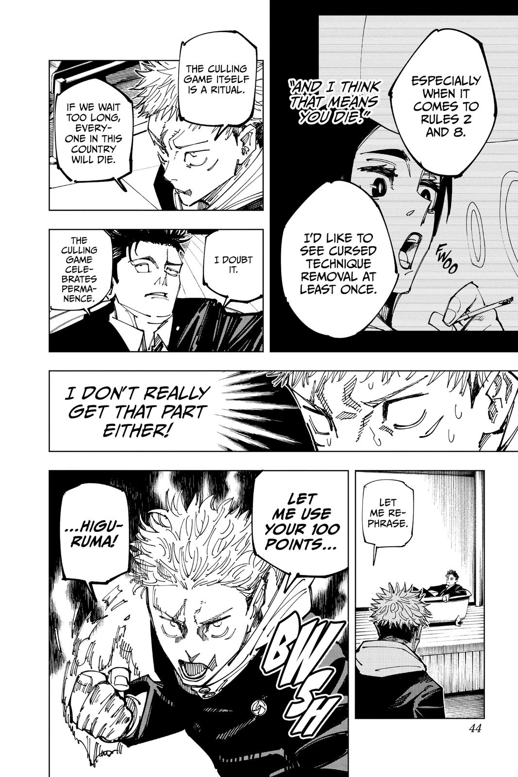Jujutsu Kaisen Manga Chapter 163 page 17 - Tokyo No. 1 Colony, Part 3 scene