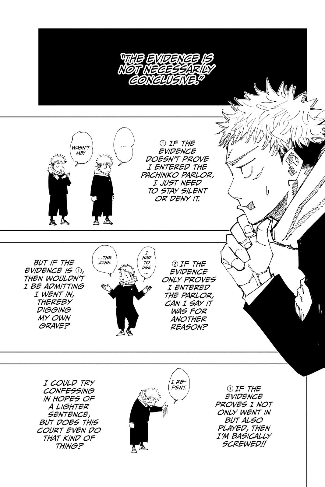 Jujutsu Kaisen Manga Chapter 164 page 10 - Tokyo No. 1 Colony, Part 4 scene