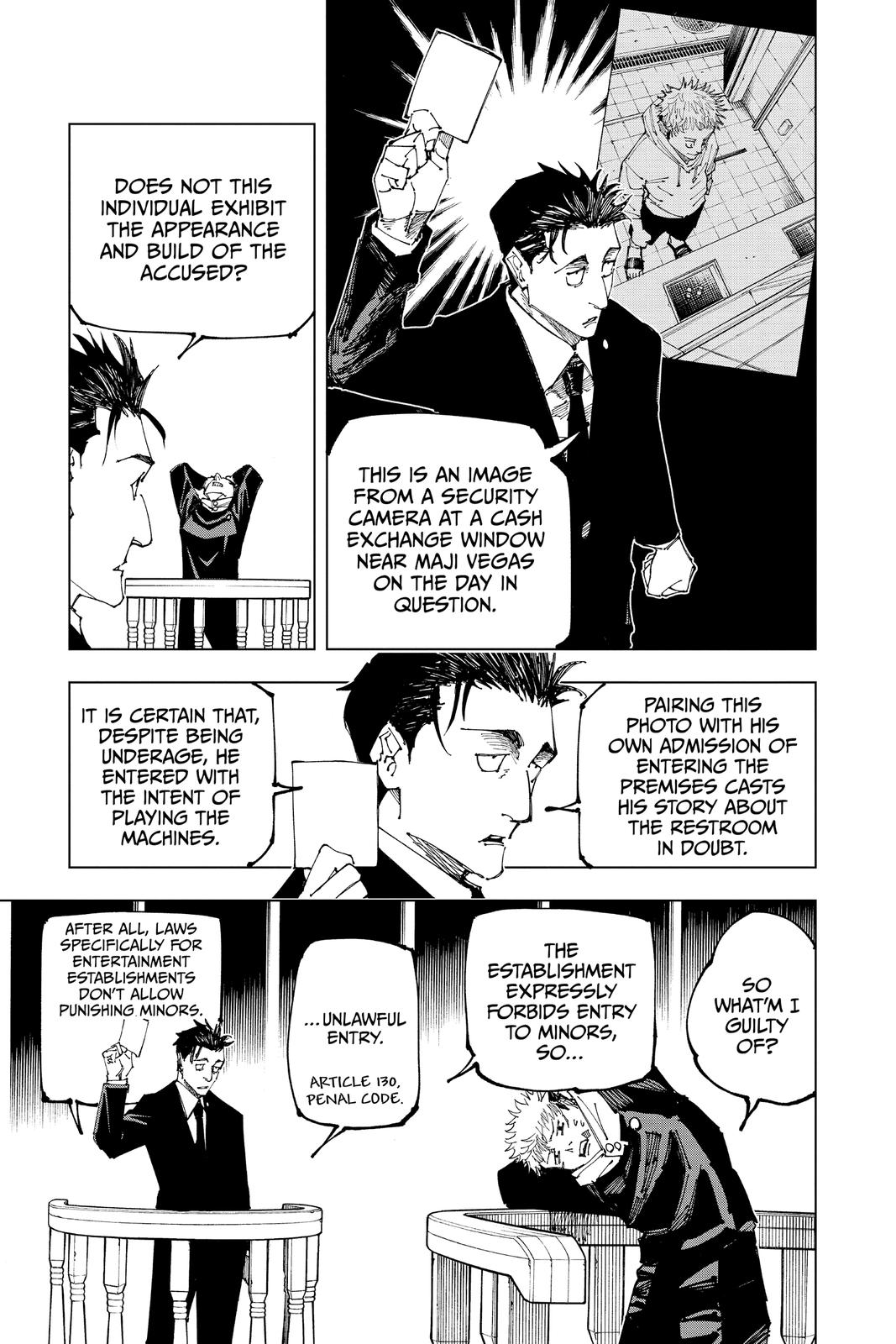 Jujutsu Kaisen Manga Chapter 164 page 12 - Tokyo No. 1 Colony, Part 4 scene