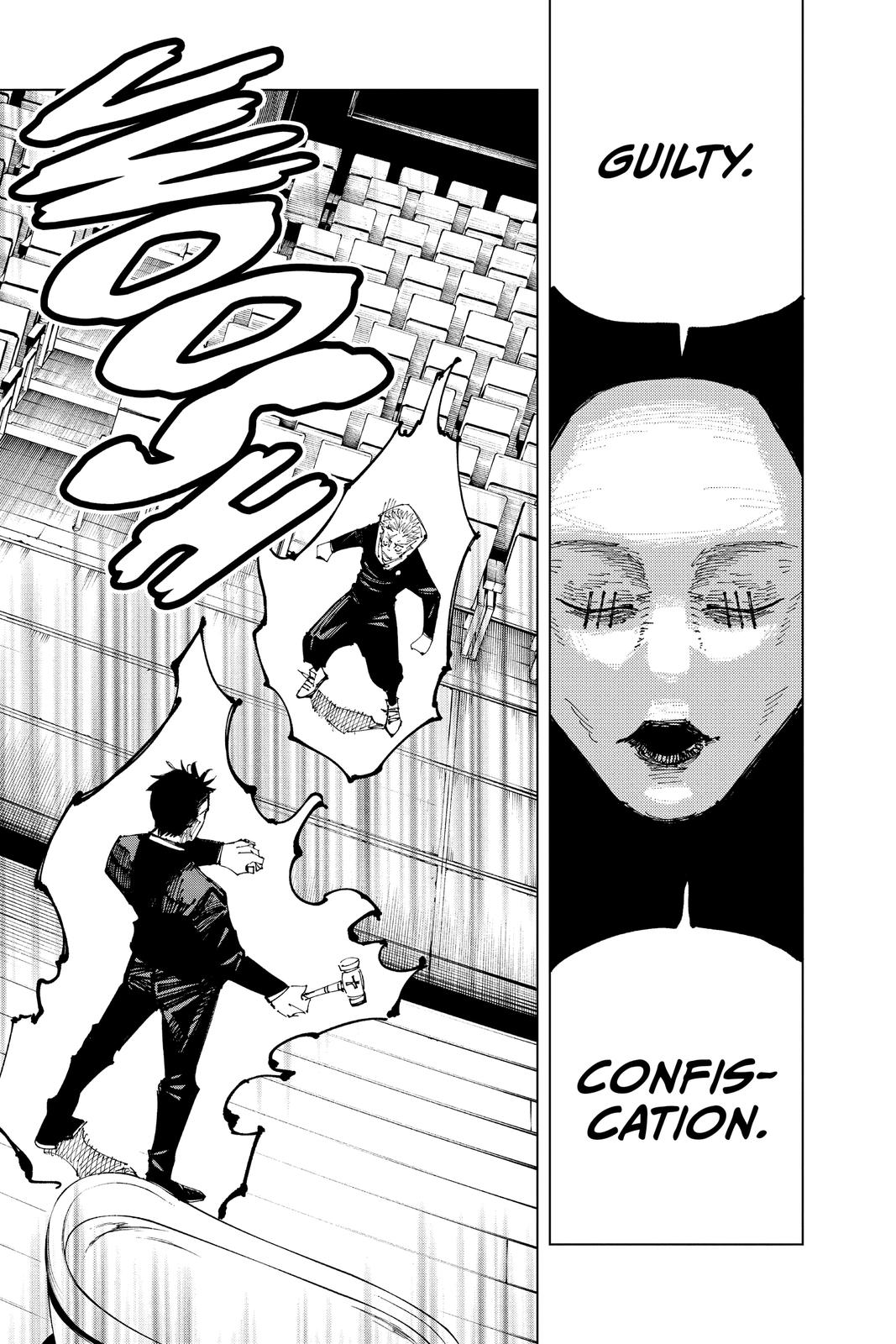 Jujutsu Kaisen Manga Chapter 164 page 14 - Tokyo No. 1 Colony, Part 4 scene