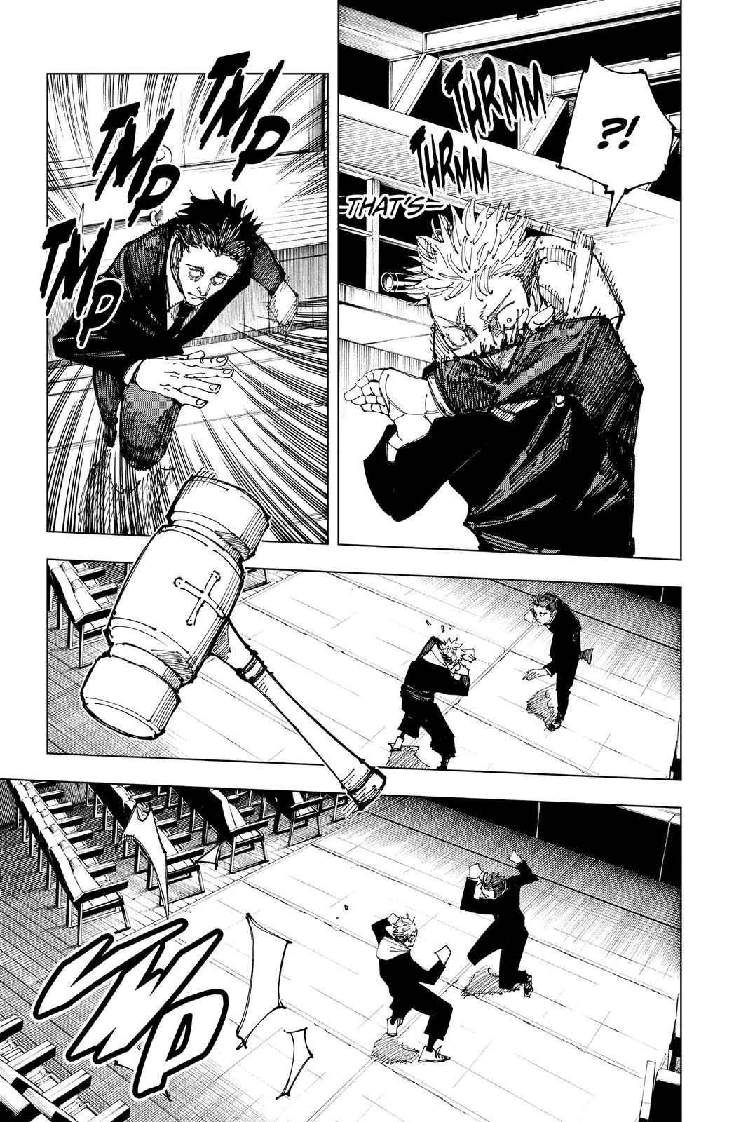 Jujutsu Kaisen Manga Chapter 164 page 16 - Tokyo No. 1 Colony, Part 4 scene