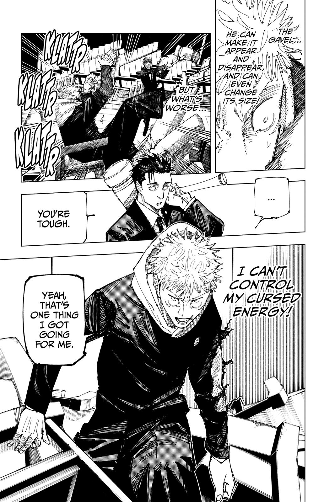 Jujutsu Kaisen Manga Chapter 164 page 18 - Tokyo No. 1 Colony, Part 4 scene