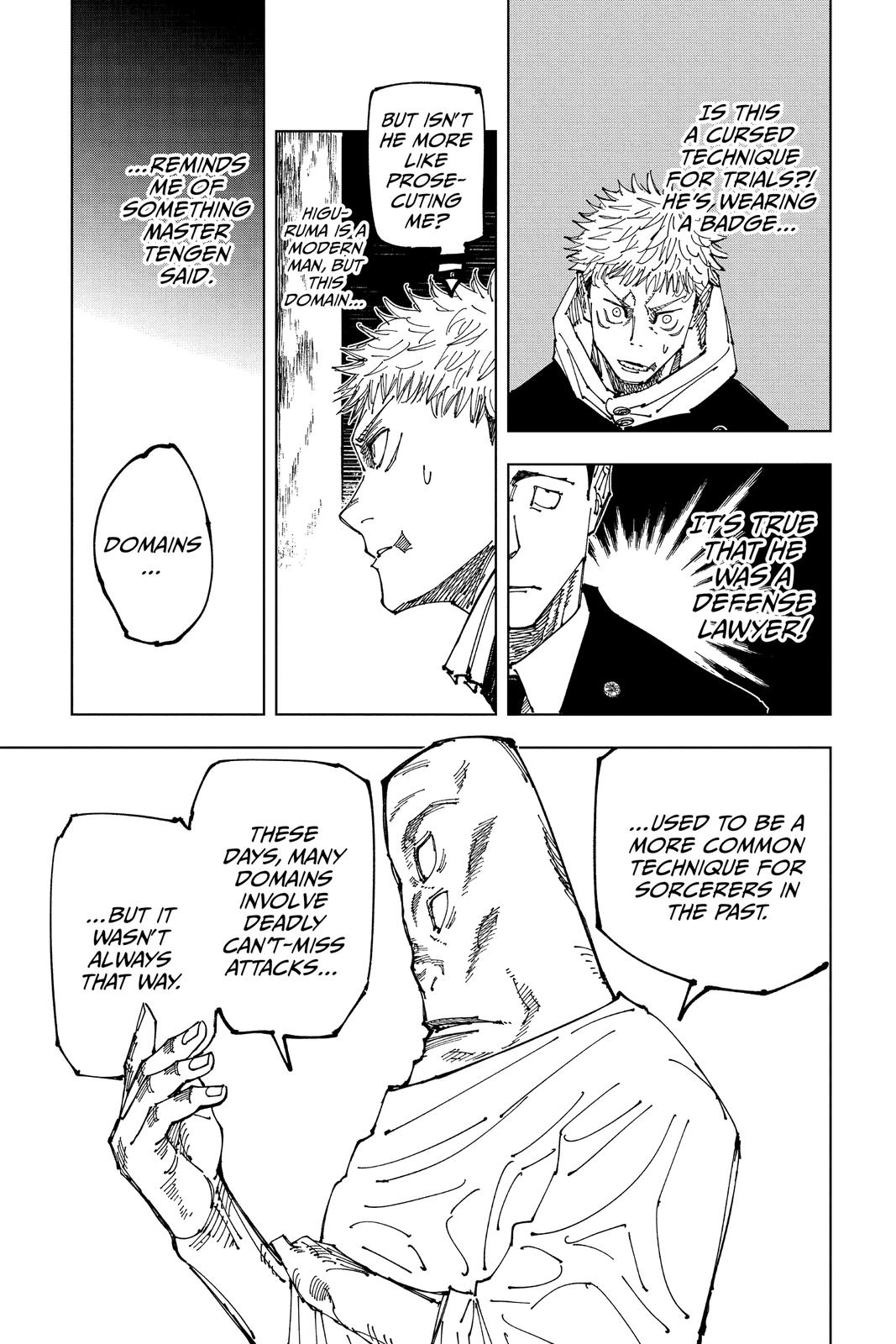 Jujutsu Kaisen Manga Chapter 164 page 6 - Tokyo No. 1 Colony, Part 4 scene