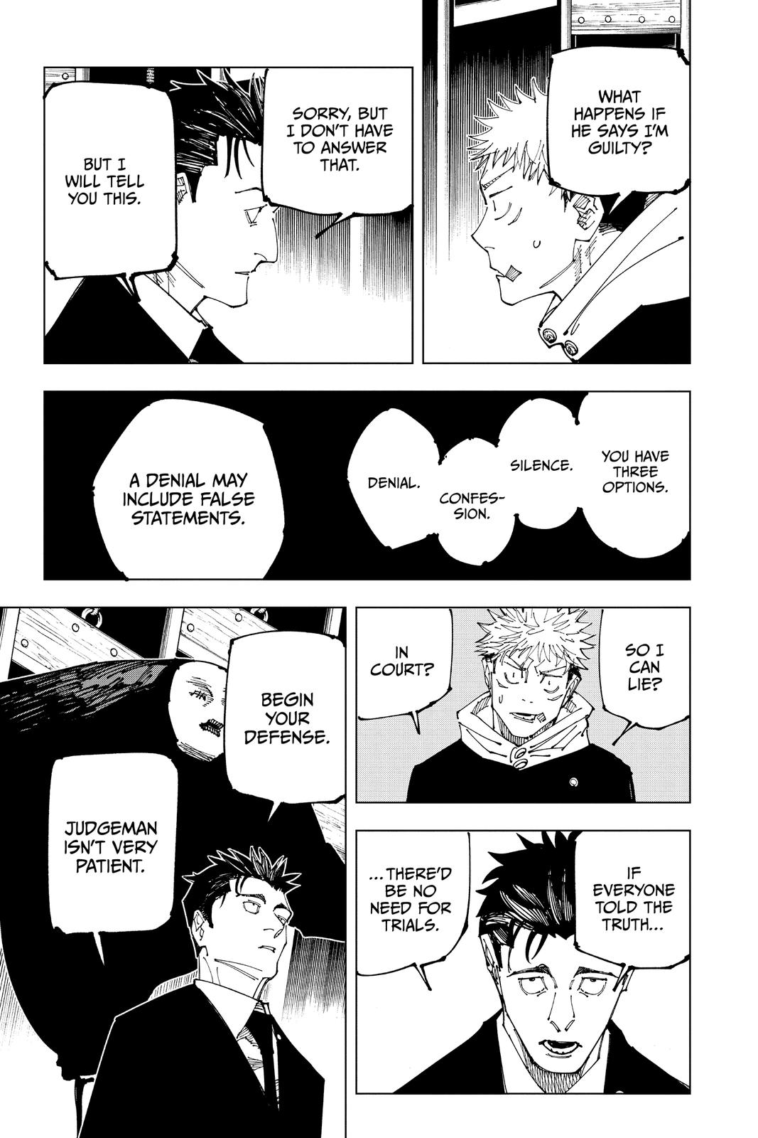 Jujutsu Kaisen Manga Chapter 164 page 8 - Tokyo No. 1 Colony, Part 4 scene