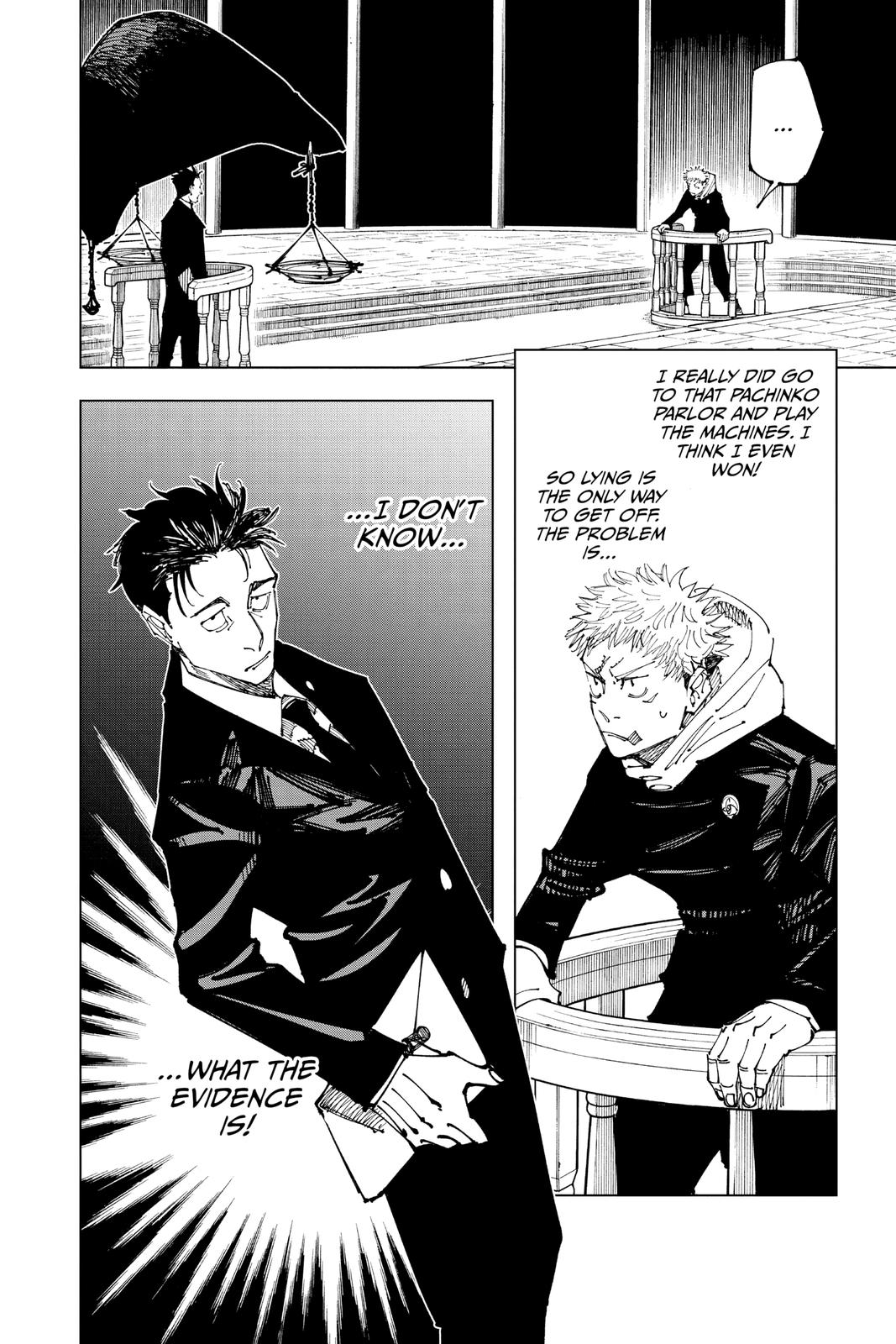 Jujutsu Kaisen Manga Chapter 164 page 9 - Tokyo No. 1 Colony, Part 4 scene