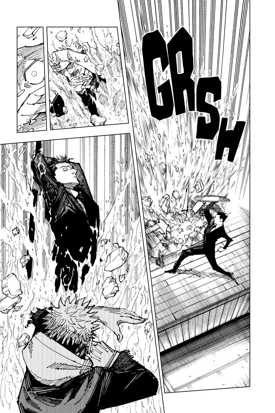 Jujutsu Kaisen Manga Chapter 165 page 11 - Tokyo No. 1 Colony, Part 5 scene