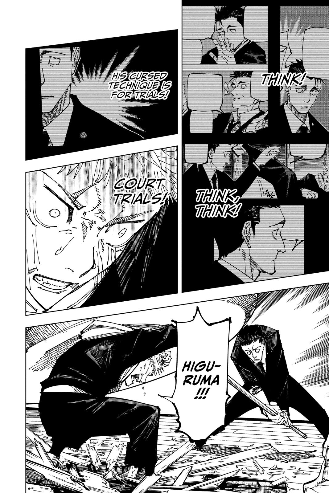 Jujutsu Kaisen Manga Chapter 165 page 14 - Tokyo No. 1 Colony, Part 5 scene