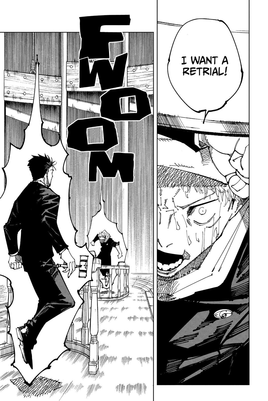 Jujutsu Kaisen Manga Chapter 165 page 15 - Tokyo No. 1 Colony, Part 5 scene