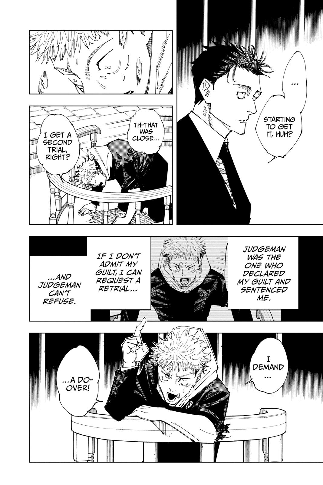 Jujutsu Kaisen Manga Chapter 165 page 16 - Tokyo No. 1 Colony, Part 5 scene