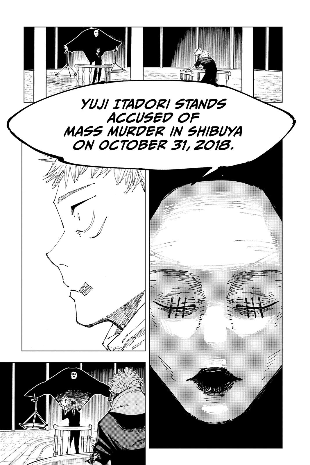 Jujutsu Kaisen Manga Chapter 165 page 17 - Tokyo No. 1 Colony, Part 5 scene