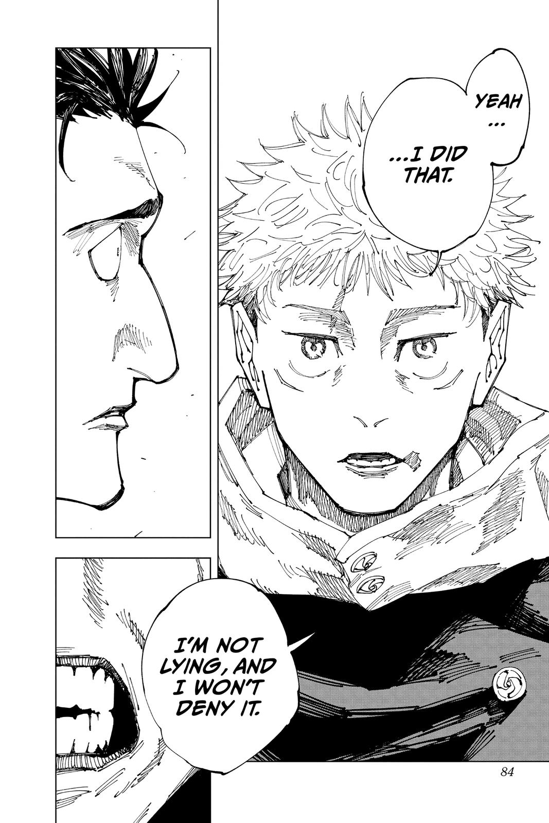 Jujutsu Kaisen Manga Chapter 165 page 18 - Tokyo No. 1 Colony, Part 5 scene