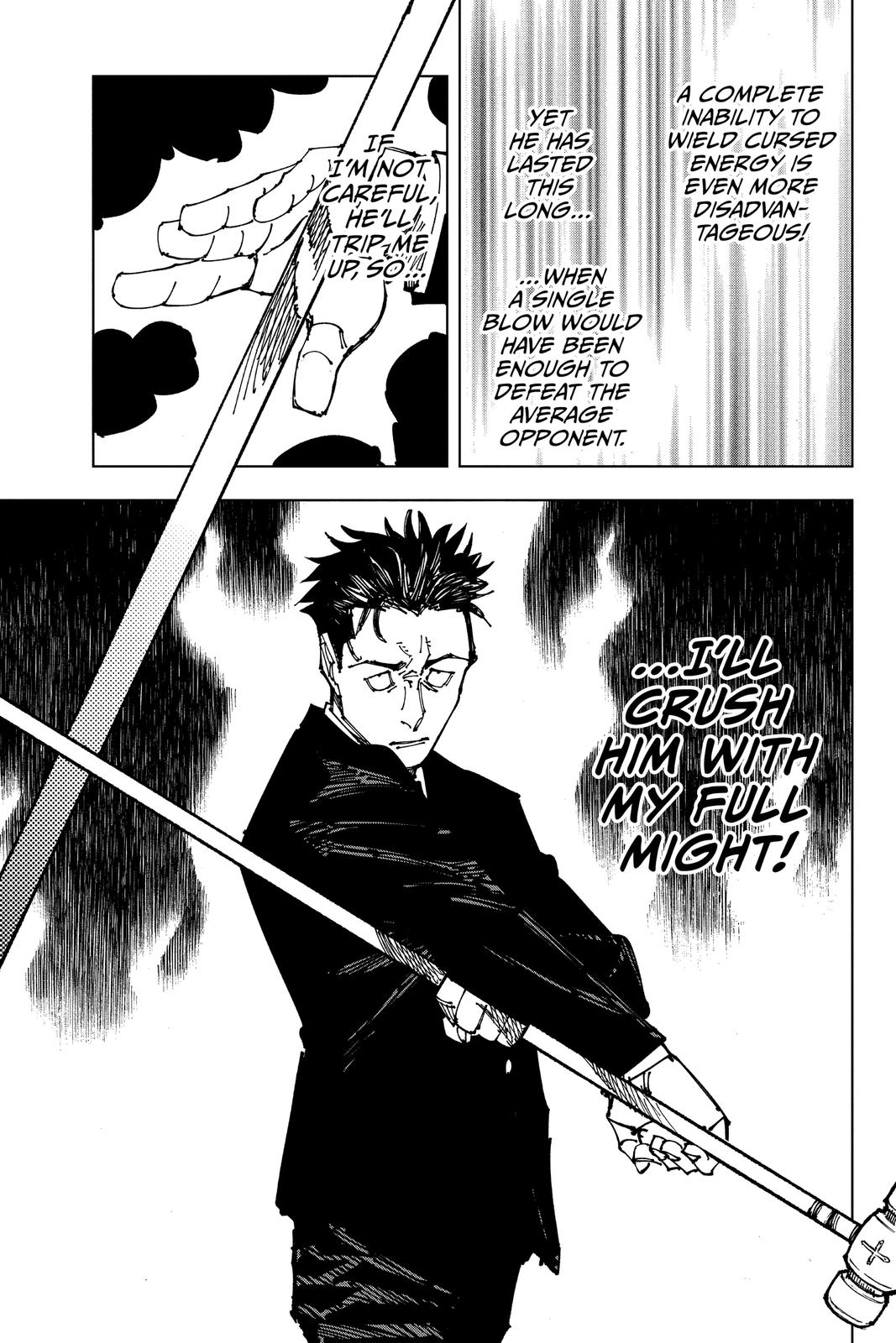 Jujutsu Kaisen Manga Chapter 165 page 7 - Tokyo No. 1 Colony, Part 5 scene